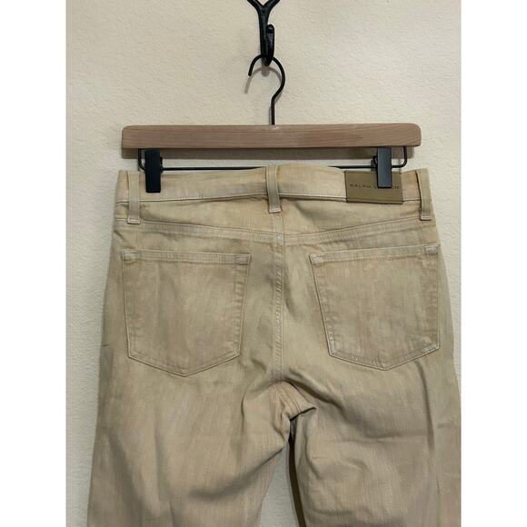 Ralph Lauren Black Label Jeans Womens Size 27 Salvage Yellow Tan Pants TINY FLAW - Picture 14 of 14